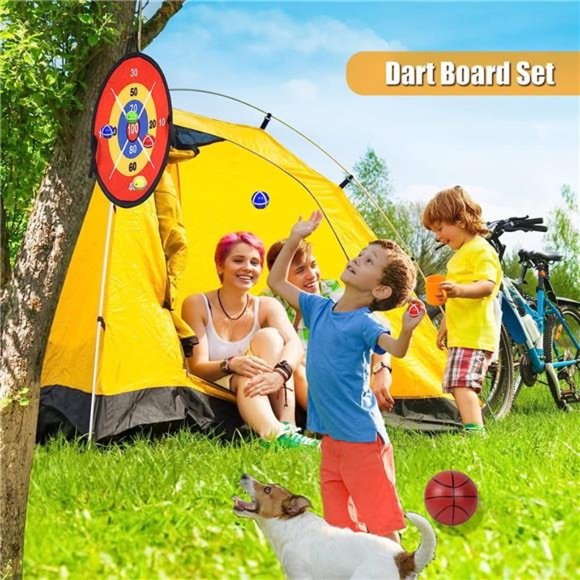 14" Dart Board for Kids,Basketball Hoop for Kids Toddlers, Sports & Outdoor Play - Picture 4 of 6
